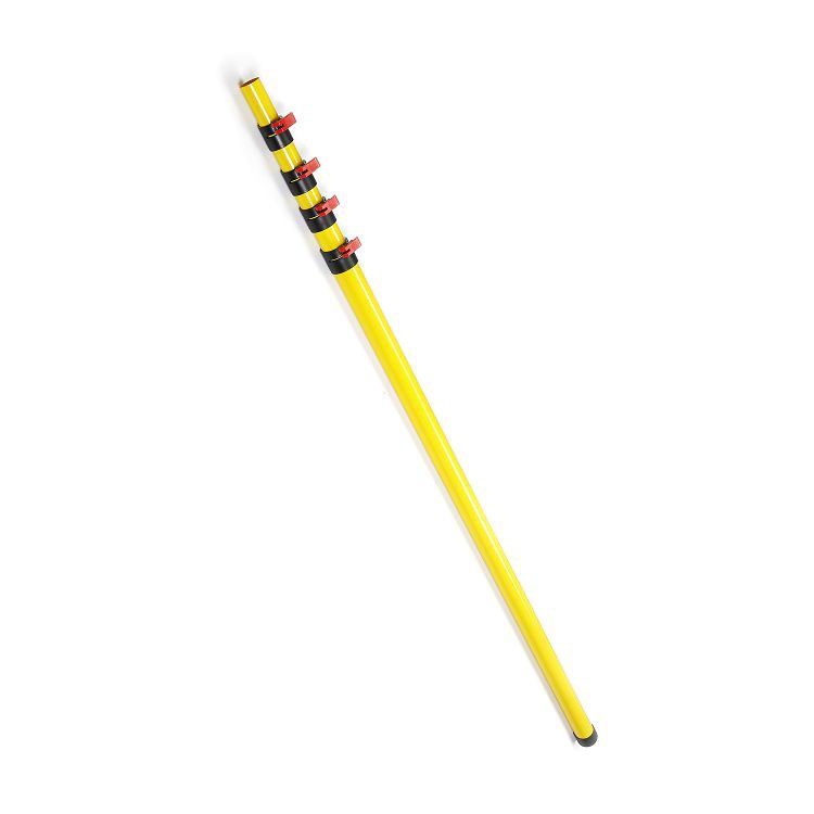 Yellow Fiberglass Telescopic Pole